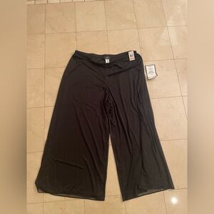 NWT MSK Womens Mid Rise Wide Leg Palazzo Pant-Plus